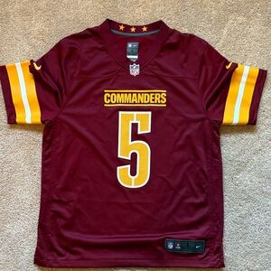 Jayden Daniels Washington Commanders Nike Jersey. Size LG